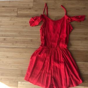 Red romper